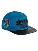 Fujin BTW Leather Visor Şapka Indigo thumbnail 2