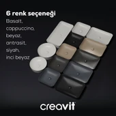 Ultra Kare Çanak Lavabo 40cm Mat Antrasit thumbnail 7