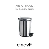 Çöp Kovası 12 Lt (Pedallı) thumbnail 4