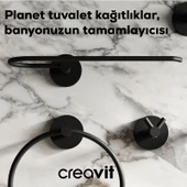 Planet Tekli Tuvalet Kağıtlığı Mat Siyah thumbnail 5
