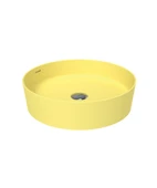 Loop Yuvarlak Masa Üstü Çanak Lavabo Ø45 cm Extra Limon Çiçeği thumbnail 1