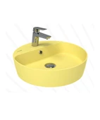 Loop 45cm Masa Üstü Çanak Lavabo Extra Limon Çiçeği thumbnail 1