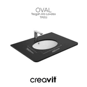 Tezgah Altı Lavabo 33*43cm Beyaz thumbnail 4