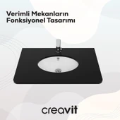 Tezgah Altı Lavabo 33*43cm Beyaz thumbnail 5