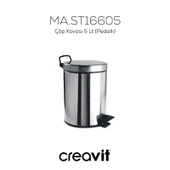 Çöp Kovası 5 Lt (Pedallı) thumbnail 5