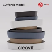 Loop Yuvarlak Çanak Lavabo Ø40 cm thumbnail 6