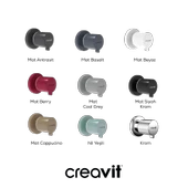 Ara Kesme Valfi 1/2-1/2" Cappucino Mat thumbnail 3