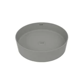 Loop Yuvarlak Masa Üstü Çanak Lavabo Ø45 cm Extra Cool Grey thumbnail 1