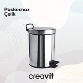 Çöp Kovası 12 Lt (Pedallı) thumbnail 3
