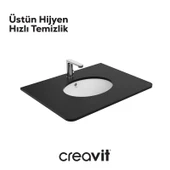 Tezgah Altı Lavabo 33*43cm Beyaz thumbnail 3