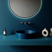 Loop Yuvarlak Masa Üstü Çanak Lavabo Ø45 cm Extra Mint thumbnail 2
