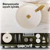 Loop Yuvarlak Çanak Lavabo Ø45 cm Beyaz thumbnail 2