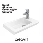 Memory Etajerli Lavabo 45 cm Beyaz thumbnail 3
