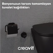 Drop Geniş Kapaklı Kağıtlık-Siyah thumbnail 2