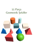 SIFIR312 11 Parça Geometrik Şekiller Eğitici Geometrik Şekiller İlkokul ve Okul Öncesi Eğitici Matematik Seti thumbnail 1
