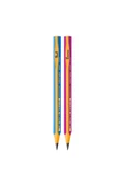 Bic Kids Evolution Üçgen Jumbo Kurşun Kalem Mavi -pembe thumbnail 1