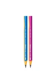 Bic Kids Evolution Üçgen Jumbo Kurşun Kalem Mavi -pembe thumbnail 2