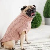 GF PET Chalet Köpek Süveteri Pembe Medium thumbnail 2