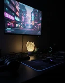 3D Sevimli Canavar Masa Gece Lambası thumbnail 2