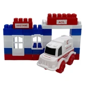 Farbu Oyuncak Lego 40 Parça Hastane Yapı Blokları Seti thumbnail 1