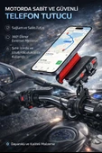 Bisiklet Motorsiklet Scooter ATV 360 Koruma Telefon Tutucu Tutacağı thumbnail 1