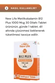 New Life B12 Plus Methylcobalamin 30 Tablet 3 Adet thumbnail 4