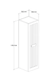 %100 MDF - 30 cm Aren Boy Dolabı thumbnail 5