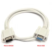 RS232 db9 dişi erkek seri com kablo  9 pin D/E data kablosu 2m thumbnail 3