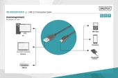 Mini Usb 2.0 (5 Pin ) 1.8 Metre Digitus thumbnail 4