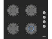 Simfer Siyah Cam Ankastre Set (Ocak + Davlumbaz) thumbnail 2