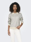 ONLY Bayan Polo Yaka Sweatshirt 15356689 thumbnail 1