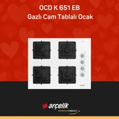 ARÇELİK OCD K 651 EB Gazlı Cam Tablalı Ocak thumbnail 1