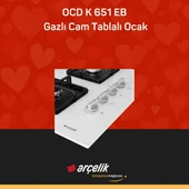 ARÇELİK OCD K 651 EB Gazlı Cam Tablalı Ocak thumbnail 3