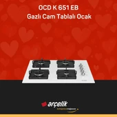 ARÇELİK OCD K 651 EB Gazlı Cam Tablalı Ocak thumbnail 2