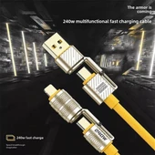 CODEGEN CDG-CNV88 Lightning 1.5 metre Şarj ve Data Kablosu 240W thumbnail 7