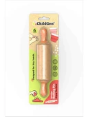 ChildGen Mini Ahşap Merdane Turuncu thumbnail 2
