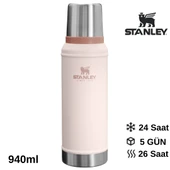 Stanley Klasik Vakumlu Çelik Termos 0,94 Lt Matara thumbnail 3