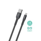 Polosmart PBS418 Lightning Şarj ve Data Kablosu Antrasit thumbnail 1