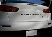 DK Tuning Lancer Evolution 10 Bagaj Siyah Yazı Logo Arma thumbnail 2