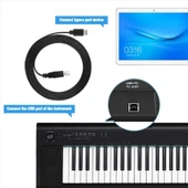 Midi Klavye Usb Type-c Kablosu 1.5 metre thumbnail 2