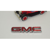 GMC 3M 3D Krom ABS Bagaj Logo Arma thumbnail 3