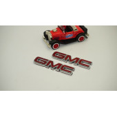 GMC 3M 3D Krom ABS Çamurluk Yanı Logo Arma Seti thumbnail 2