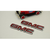 GMC 3M 3D Krom ABS Çamurluk Yanı Logo Arma Seti thumbnail 3