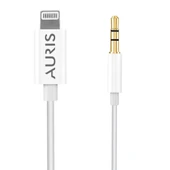 Auris AU08 Lightning - 3.5mm 1m AUX Kablo thumbnail 1