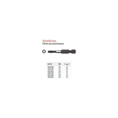 1/4" TORX BİTS UÇ/DARBELİ KULLANIM-T25X50 MM thumbnail 2