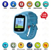 Wiky Watch 4 Plus Mavi Akıllı Çocuk Saati thumbnail 4
