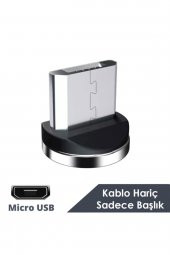 Manyetik Mıknatıslı Şarj Kablosu Ucu - Micro Usb thumbnail 1