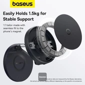 Baseus MagPro MagSafe Foldable Telefon Tutucu-Siyah thumbnail 2
