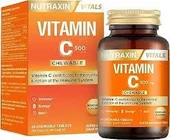 Nutraxin Vitamin C 500 mg 30 Çiğneme Tablet thumbnail 1