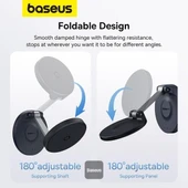 Baseus MagPro MagSafe Foldable Telefon Tutucu-Siyah thumbnail 3